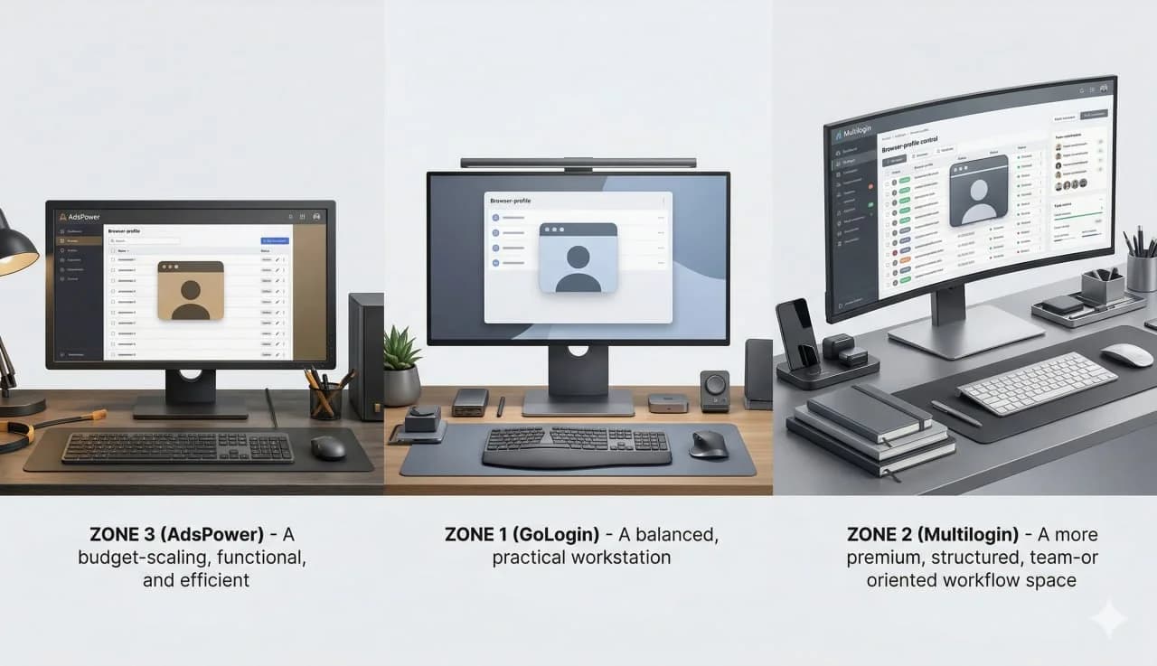 GoLogin vs Multilogin vs AdsPower: Antidetect Browser Showdown 2026