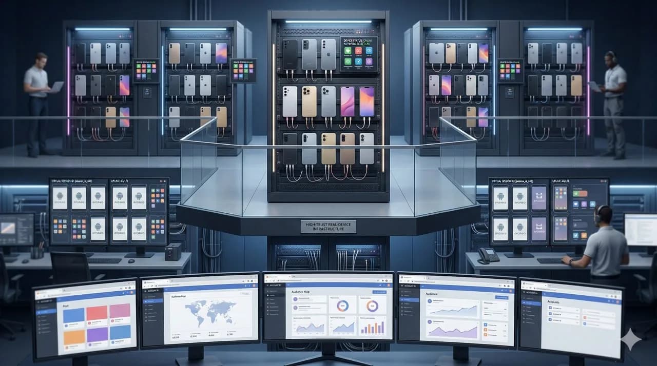 Meilleurs cloud phones pour les réseaux sociaux en 2026