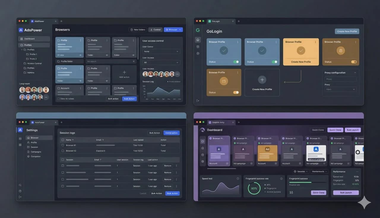 AdsPower vs GoLogin vs Dolphin Anty: Which Antidetect Browser Is Best?