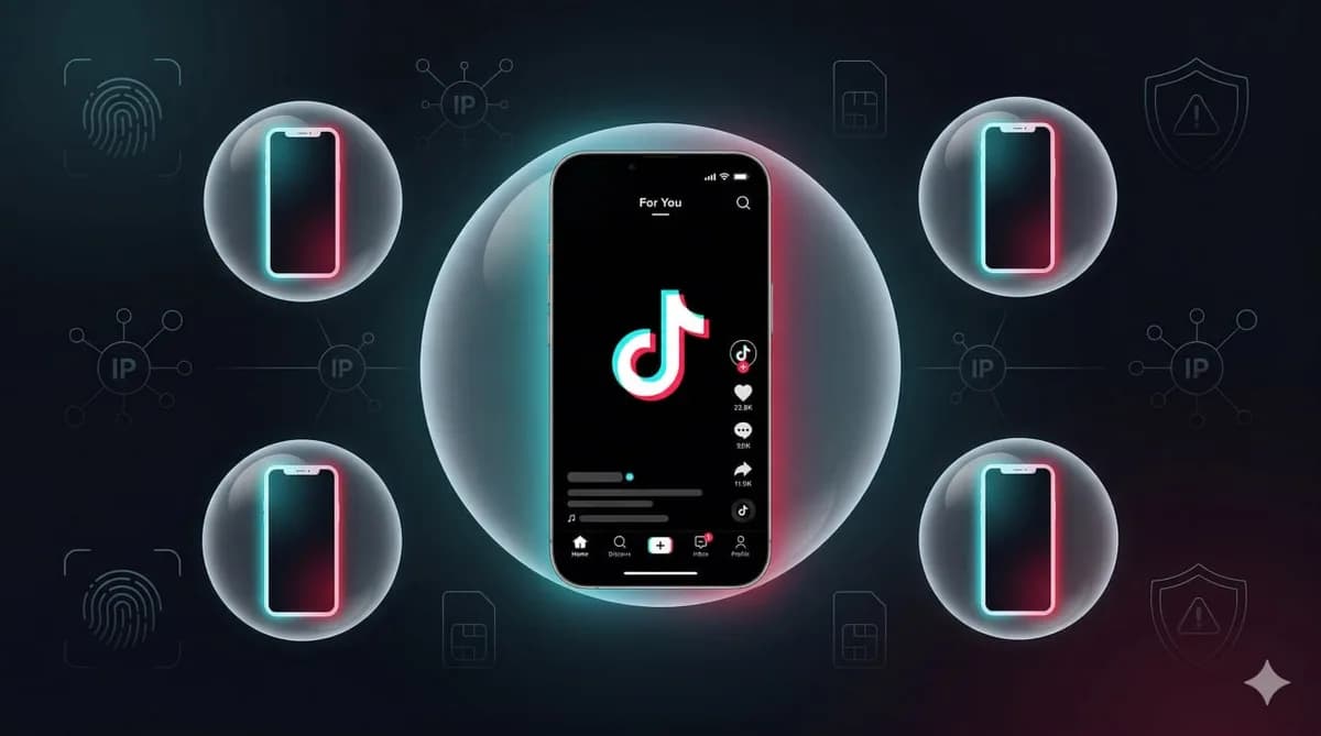 Cómo gestionar múltiples cuentas de TikTok sin que te baneen